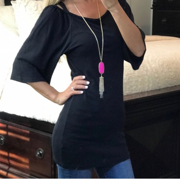 Michael Stars Tops - Michael Stars long black tunic top